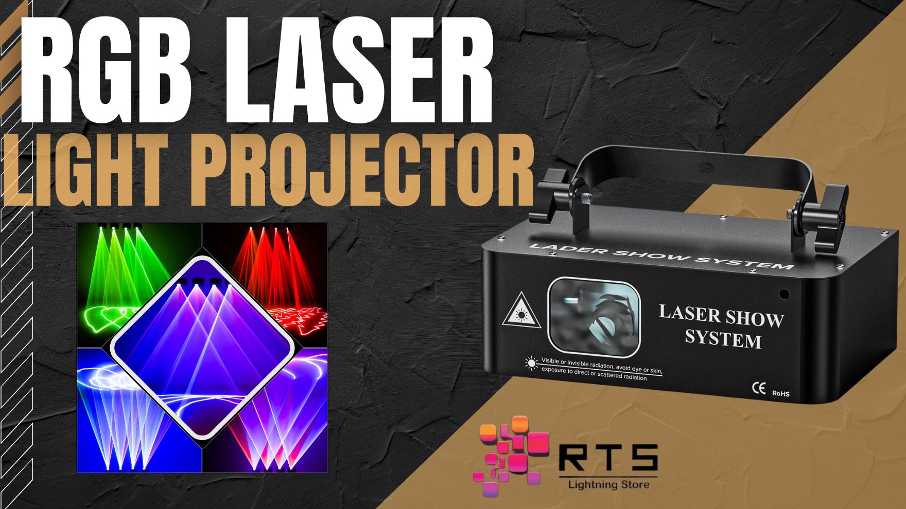 RTS Single-Head RGB DJ Laser Beam Projector Light | 500mW DMX, Sound & Auto Modes – Stage, Club, Party - Image 12