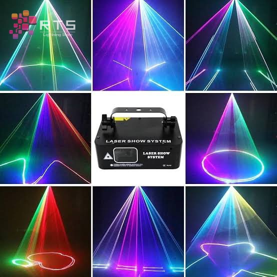 RTS Single-Head RGB DJ Laser Beam Projector Light | 500mW DMX, Sound & Auto Modes – Stage, Club, Party
