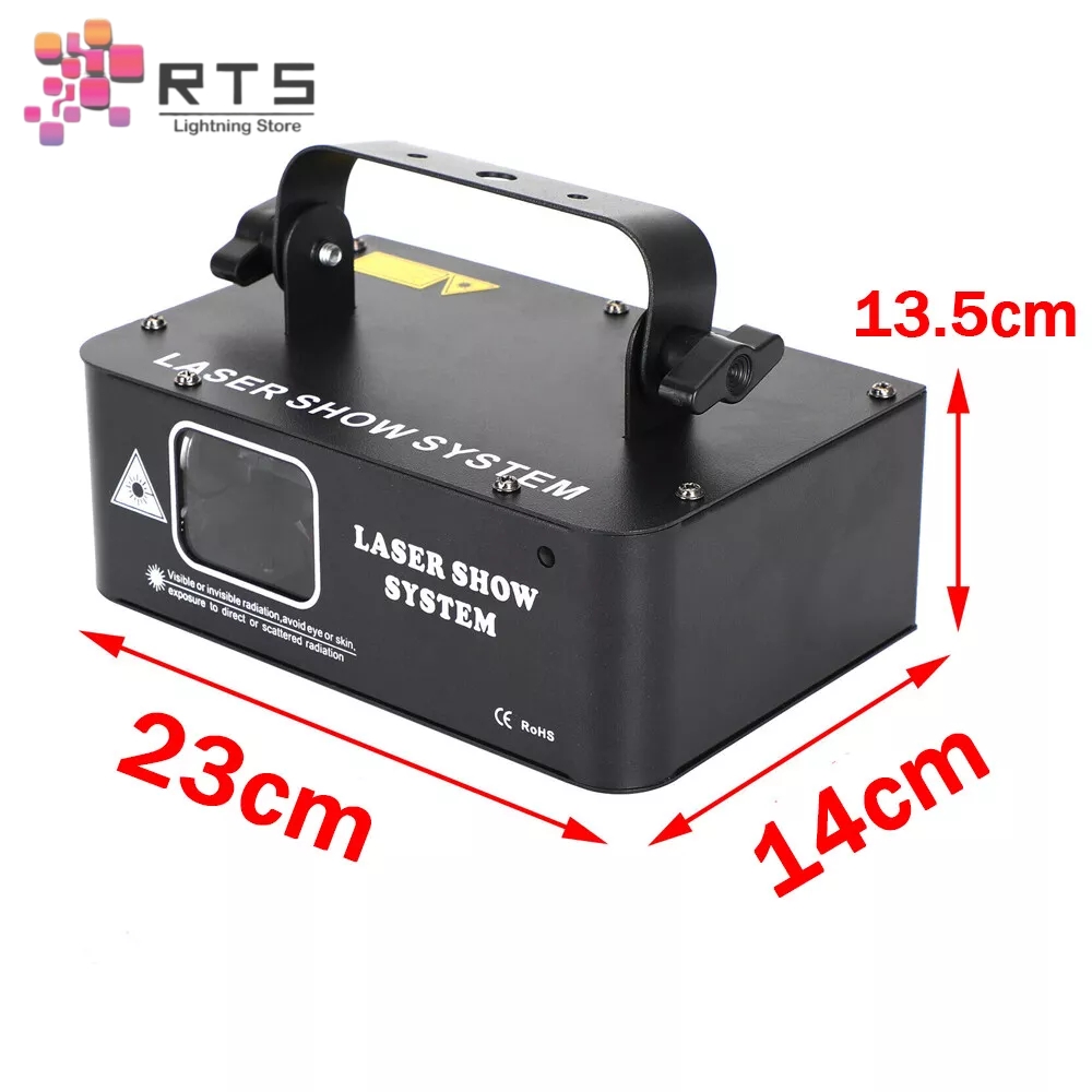 RTS Single-Head RGB DJ Laser Beam Projector Light | 500mW DMX, Sound & Auto Modes – Stage, Club, Party - Image 5