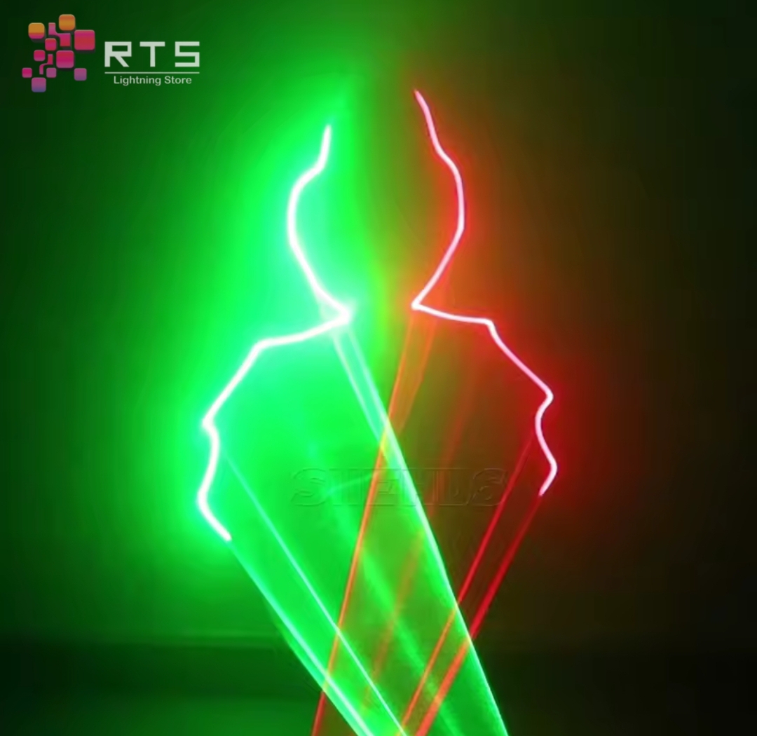 Double Head RGB Laser Beam Projector – 4×500 mW (2 W) | DMX, Sound, Auto, Master/Slave – Club & Event Stage Light - Image 7