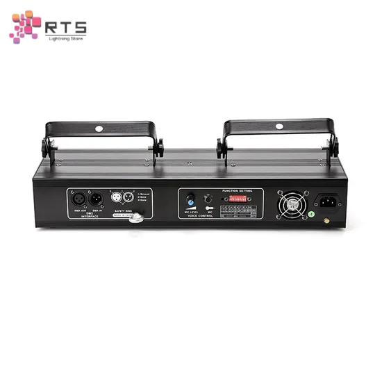 RTS 3 Heads Laser Projection RGB Laser Show Projector Disco Party DJ Laser Lighting - Image 6
