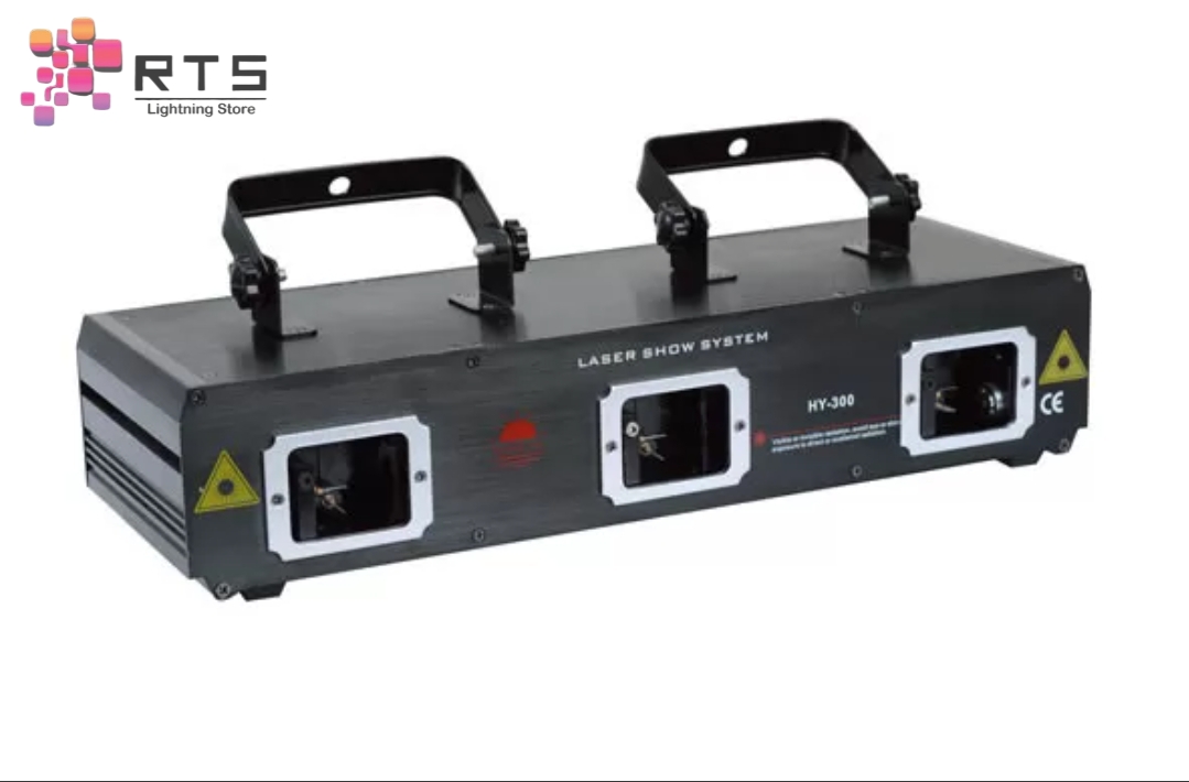 RTS 3 Heads Laser Projection RGB Laser Show Projector Disco Party DJ Laser Lighting - Image 2