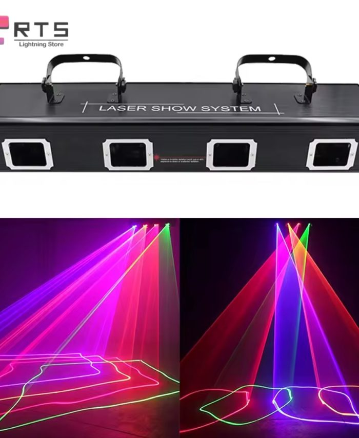 40w RGB Color 4 Head Disco Laser Light RGB/4 for bar Disco Decorative Projector for Party Lighting